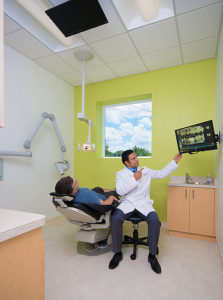 Dental Operatory Ceiling Tv